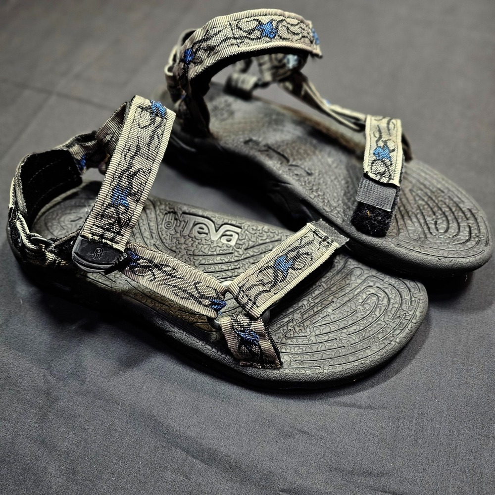 Teva Terradactyl 6601 Sandals Mens 11 Shoc Pad Hiking Water Y2K Outdoor Black